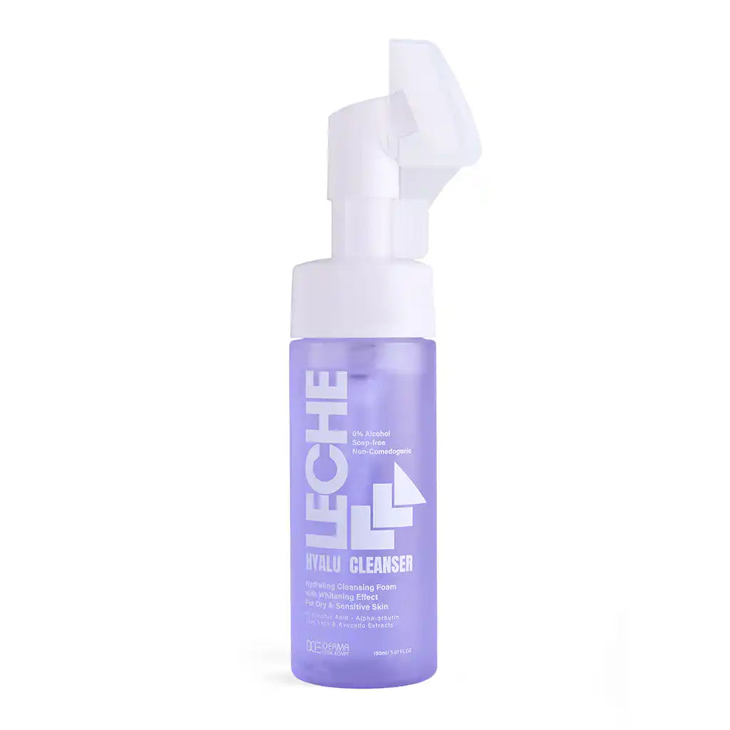 Leche Hyalu Cleanser Foam – For Dry & Dull Skin - Leche