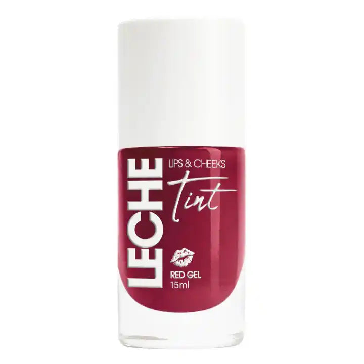 Leche Lip & Cheek Tint - Deep Red - Leche
